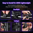 thumbnail image 7 of DAYBETTER 2Pack Bike Lights for Night Riding, 1800mAh/300LM Bike Accessories Headlight & Taillight Set, 4Modes Rechargeable  LED Bicycle Lights, 7 of 7