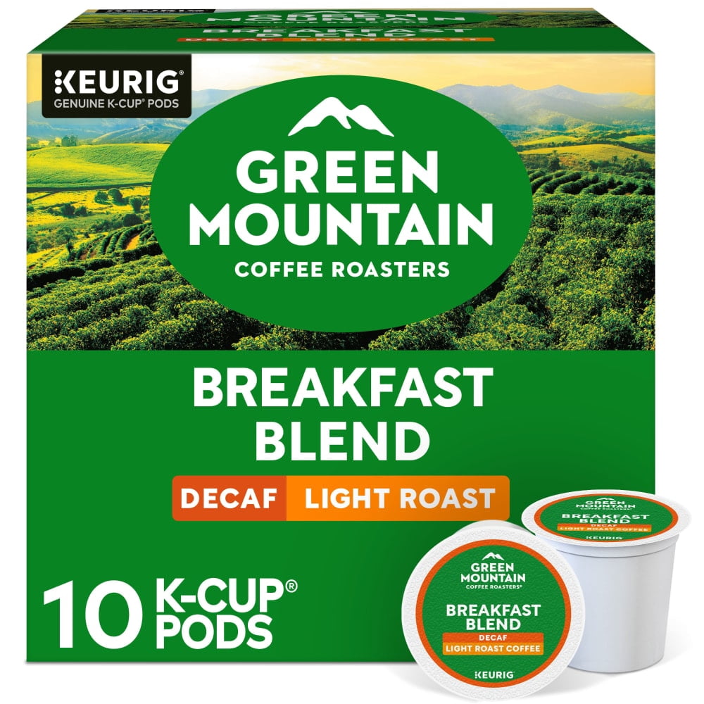 Green Mountain Coffee Roasters Breakfast Blend Decaf Light Roast K-Cup Coffee Pods 10 ct - Pack of 1