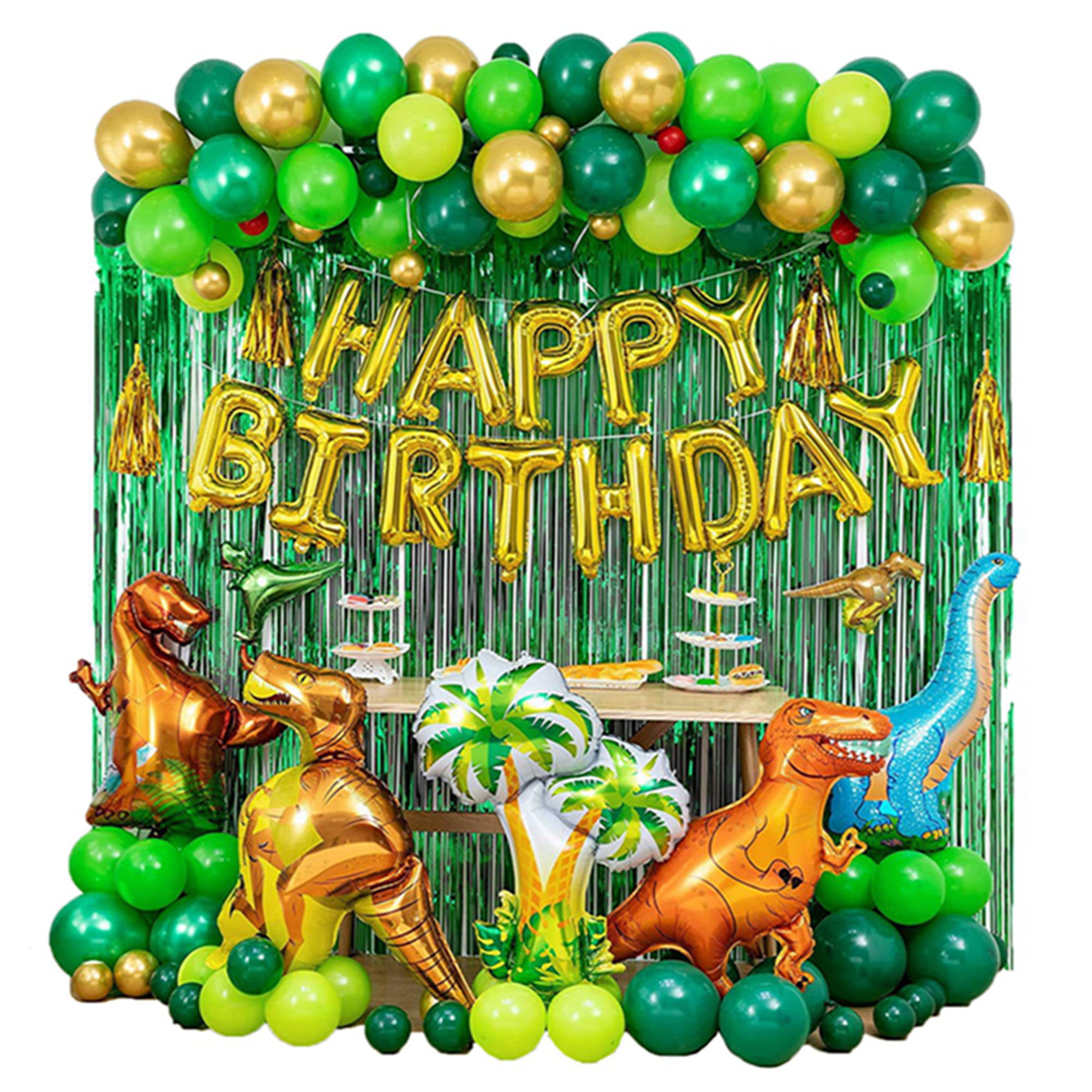 Details about   Dinosaur Party Supplies Birthday Decorations for Boys and GirlsBalloon Arch 