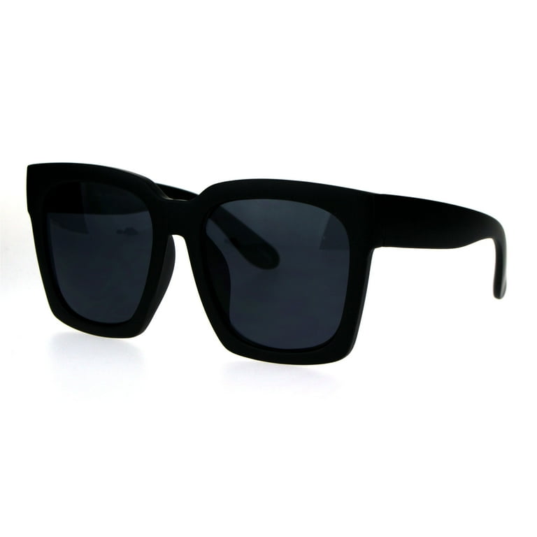Black plastic best sale sunglasses