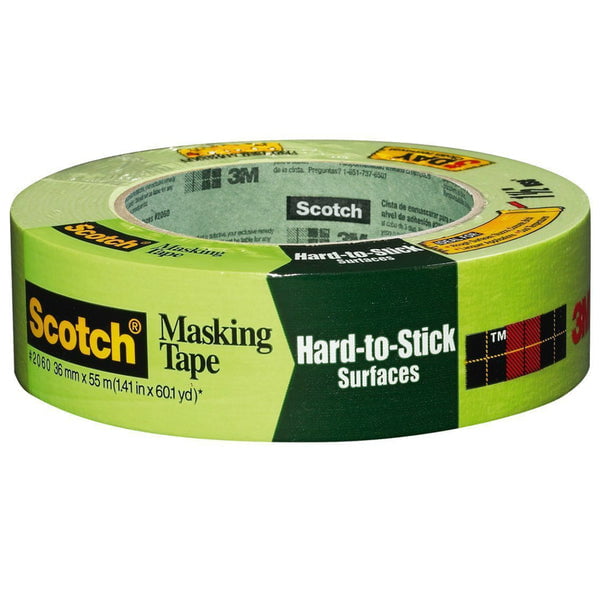 2060-18A-Painters Masking Tape for Hard-to-Stick Surface-18mmx55m Pack of 48 