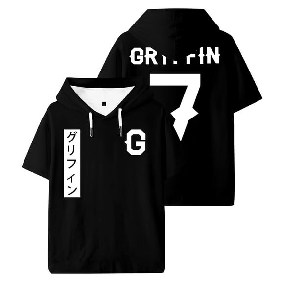 Gryffin DJ Hooded T-shirt Short Sleeve Sport Gym Tee Women Men Streetwear Outdoor Sportwear Tops