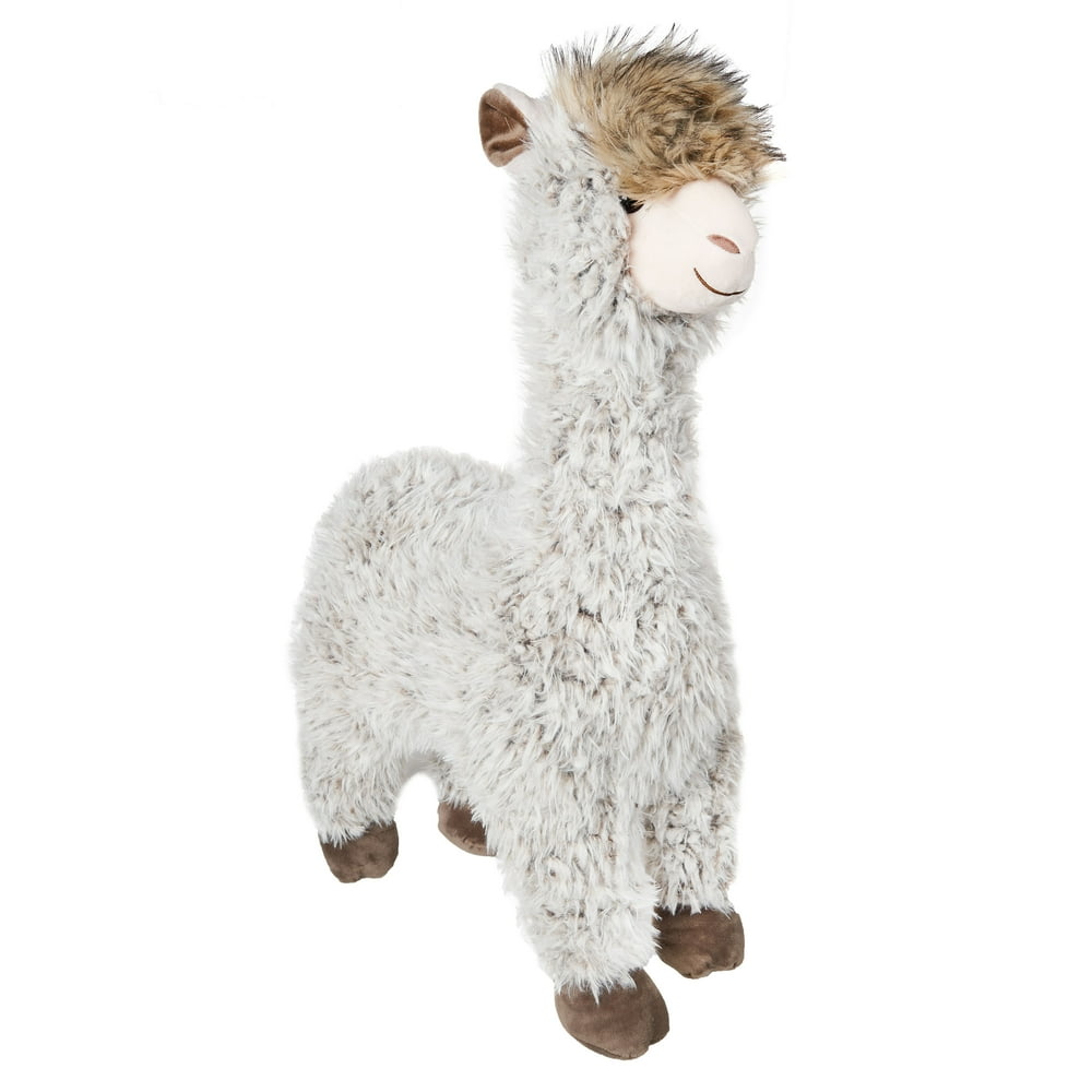llama toy real fur