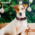 thumbnail image 3 of Collar Martingale para perros Hikiko, a cuadros rojos y verdes, tamaño pequeño, de nailon, 3 of 5