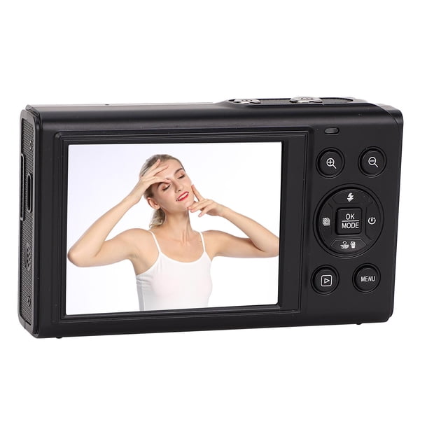 Cámara Digital De 5k Para Fotografía, Cámara Vlog De Doble Pantalla De 80MP, Foco Automático De Zoom Digital 18x, Cámara Selfie, Para Viajes Principiantes