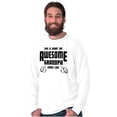 thumbnail image 4 of What An Awesome Grandpa Looks Like Men's Long Sleeve Tee T Shirt Brisco Brands M, 4 of 6