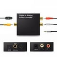 thumbnail image 4 of Optical Digital Stereo Audio SPDIF Toslink Coaxial Signal to Analog Converter DAC Jack 2*RCA Amplifier Decoder Adapter, 4 of 7