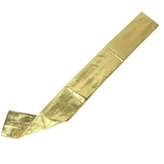 Gold Satin Sash 33" x 4" (Each)