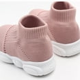thumbnail image 5 of enyan Todd'ler Gir'l Tennis Shoes B'aby B'oys G'irls First Walking Shoes Infant Sneakers Crib Shoes Breathable Lightweight Slip On Shoes Pink,Size 5.5, 5 of 7