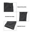 thumbnail image 6 of Little Donkey Andy Mens Waterproof Breathable Rain Pants Lightweight Quick Dry Stretch Golf Hiking Pants Grey 2XL, 6 of 7