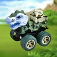 thumbnail image 5 of Oioii Toddler Dinosaur Truck Toy, Baby Pull Back Toy Car 1 2 3 Year Old Boy, Construction Vehicles, Friction Powered, Push Go Dino Car, Cool Birthday Gift for 12 18 24 Month Kid Girl, 5 of 6