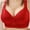 1-Red, variant on YWDJ Bras for Women Sleeping Comfy Bras No Underwire Lounge Bras Adjustable Straps Half Cup Push up Wrap Comfortable Bras Padded Comfortable Bras Bras Gray XL