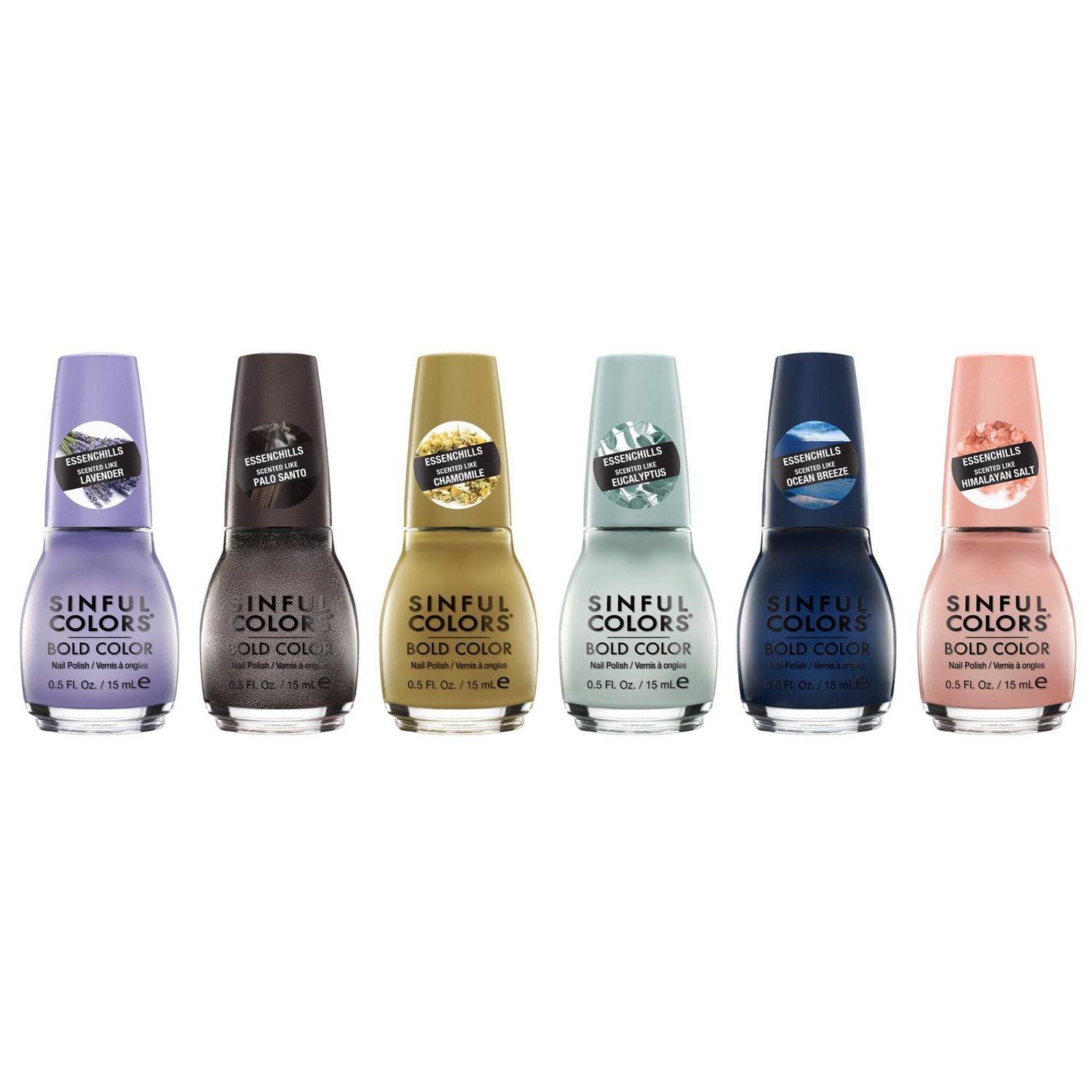 Collection Essenchills de Sinful Colors, vernis à ongles parfumés