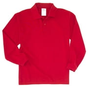 Boy's Official School Uniform Long-Sleeve Polo