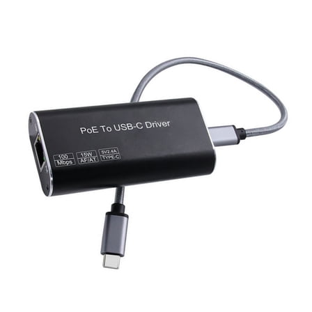 POE to USB C Adapter Converter For Power And Data Transfer Without Other Adapter