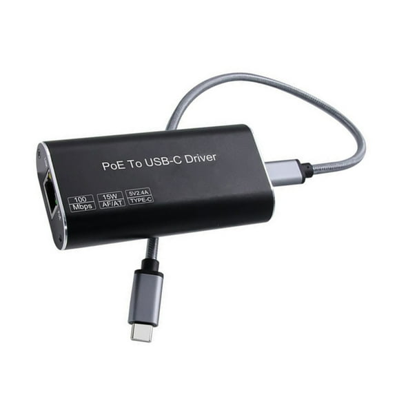 POE to USB C Adapter Converter For Power And Data Transfer Without Other Adapter