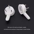thumbnail image 4 of fastboy 50pcs White Plastic Invisible Wall Mount Photo Frame Picture Frame Wall Hook Strong And Seamless Hanging Household Hardware 2Set, 4 of 6