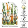 thumbnail image 3 of Coolnut St. Patrick's Day Cute Gnome Kitchen Dish Towel Set,Drying Kitchen Towels Tea Towels Gift Set for Drying Cleaning Cooking Baking 1Pcs Wash cloth, 3 of 6