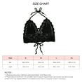 thumbnail image 5 of Top De Sujetador De Ganchillo,Top De Sujetador De Ganchillo Top De Bikini De Punto Atado Top De Bikini Halter De Ganchillo Diseño Exquisito, 5 of 5