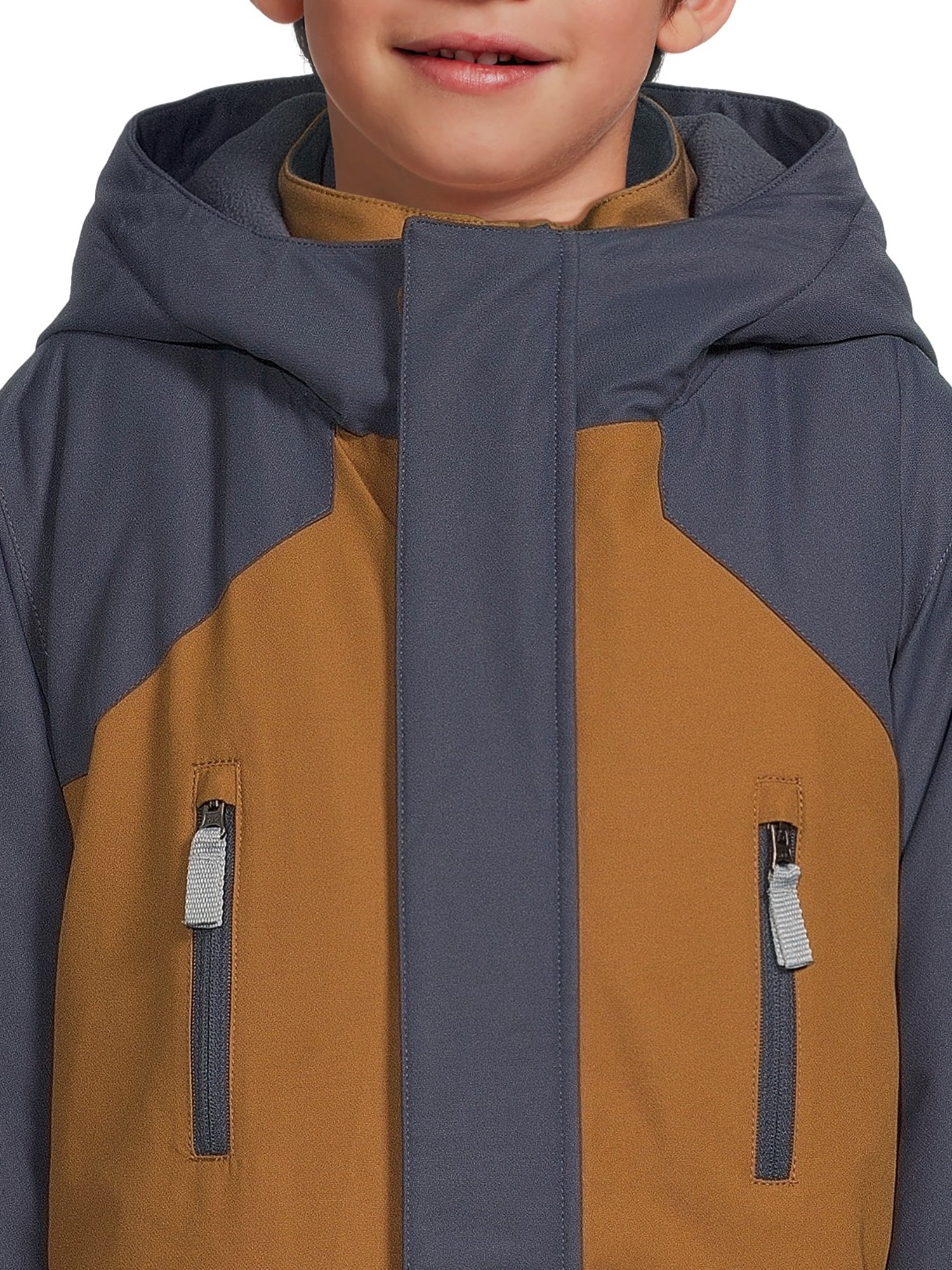 Swiss Tech Boys 3- in-1 System Winter Jacket with Hood, Size 4-18
