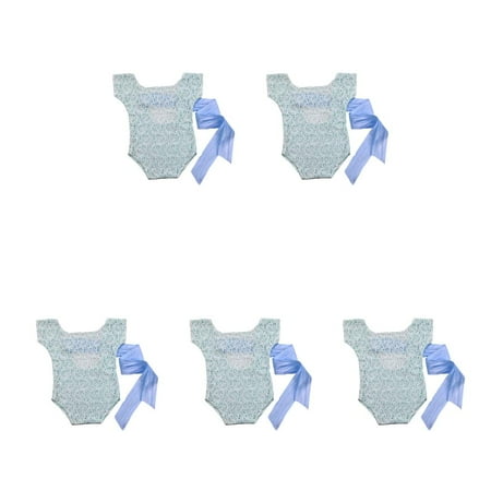 

5pcs Newborn Photography Props Baby Lace Romper Studio Photography Accessories Back Tie Girls Outfit