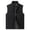 Black, variant on Men's Utility Vest Solid Color Lapel Design Multi-Pocket Sleeveless Thin Lightweight Breathable Summer Outdoor Casual Work Waistcoat