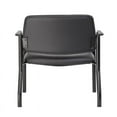 thumbnail image 4 of Boss Office Products Big and Tall Antimicrobial Vinyl Guest Chair, Black, 4 of 7