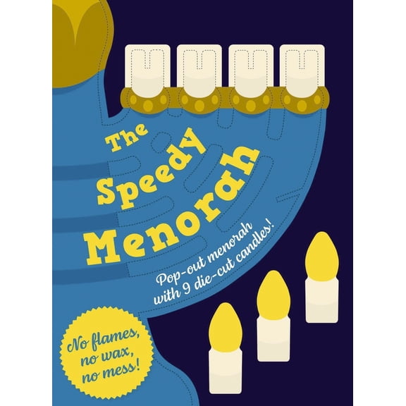 Pre-Owned Speedy Menorah: With a Pop-Out Menorah and 9 Die-Cut Candles