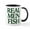 White/Black Inside, variant on CafePress - Real Men Fish Mugs - 11 oz Ceramic Mug - Novelty Coffee Tea Cup