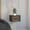 Brown, variant on Floating End Table | Secure Wall Mount for Bedroom Use | Particle Board Main Material | Compact and Space-Saving