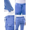 thumbnail image 4 of Adar Pro Scrubs For Women - Skinny Leg Yoga Scrub Pants, 4 of 6