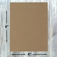 thumbnail image 3 of Hamilco Brown Kraft Cardstock Paper Cards 4x6 " Thick Blank Card Stock Heavy Weight 100 lb Cover - 100 Pack, 3 of 8