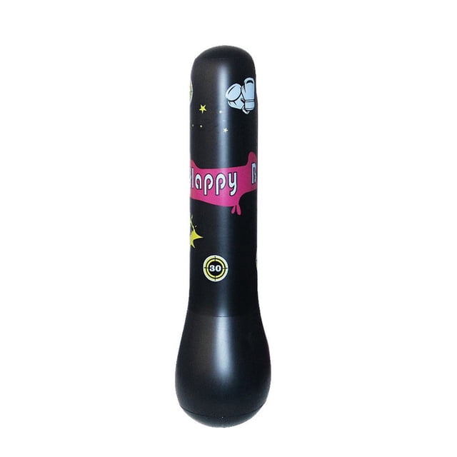 Sac de Frappe Gonflable avec Base de Support Robuste pour l'Entraînement, la Mise en Forme, la Boxe et le MMA