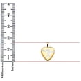 thumbnail image 5 of 14K Yellow Gold Love Heart Shaped Locket Pendants with 0.8mm Snake Chain - More Lockets (TGDJ-2360, 18.0 Inches), 5 of 5