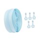 thumbnail image 5 of Cremalleras de bobina de nailon, cadena de cremallera gruesa versátil con 5 deslizadores de repuesto para Azul claro, 5 of 9