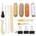 thumbnail image 2 of MasteelfCA 1 Set Bookbinding Tools DIY Leather Sewing Kit Bookbinding Crafts Kit Sewing Tools, 2 of 7
