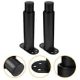 thumbnail image 3 of Yongwei 2 Adjustable Furniture Legs Sofa Cabinet Support Leg Black, 3 of 6