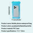 thumbnail image 4 of RuiJiao Premium Waterproof Phone Pouch with Touchscreen Access - Ideal for Swimming, Beach, and Drifting Adventures, Secure and Dry Storage for Your Smartphone, 4 of 8