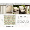 thumbnail image 6 of Soimoi Waterproof Outdoor Fabric by 2 Yard | Tree Print on Beige | 56" Wide | UV Resistant & Durable Taffeta Material for Cushions, Covers, Curtains, awning & DIY Projects, 6 of 7