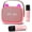 Pink, variant on Zeokiar Upgraded Mini Karaoke Machine Toy for Kids, Portable Bluetooth Speaker with 2 Wireless Mics, Emoji & Colorful LED Lights, Home Travel & Party Play Gifts for Boys Girls (Purple)