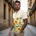 thumbnail image 2 of Aplkyhs Sunflower Matching Golf Shirts for Couple Lightweight His and Hers Golf Shirts Matching Moisture Wicking Mens Golf Shirt Breathable Fabric Suitable for Tennis Enthusiasts, 2 of 5