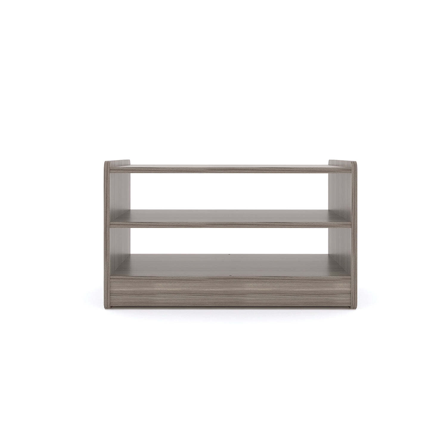 Tot Mate Toddler Play Center, Kids Toy Storage Organizer, 2 Shelves, Wood, Elm Gray, Assembled
