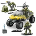 thumbnail image 5 of MEGA Halo Red Team Warthog Rescue Building Toy Car Kit with 3 Figures (324 Pieces), 5 of 7