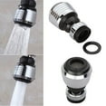 thumbnail image 4 of 2PC Flexible Faucet Sprayer Attachment 360 Rotating Kitchen Sink Extender ABS Polished for Cold Hot Water, 4 of 5