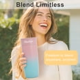 thumbnail image 5 of Bluebow Portable Blender Water Bottle for Shakes and Smoothies, Personal Size with Insulated Cup, Cordless 17oz, Usb-C Rechargeable, Travel, 5 of 7