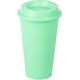 thumbnail image 1 of Vaso para café con Tapa | Vaso Cafetero de plástico de 16 Oz. | Vaso reusable tipo termo para café, té y agua | Libre de BPA | Paquete de 10 vasos color Menta, 1 of 6