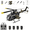 Camouflage, variant on RC ERA C180 1/25 Scale 2.4GHz RC Helicopter Single Rotor 6-Axis Gyro Brushless Motor RC Aircraft Model with Optical Flow Positioning & Barometric Altitude Hold RTF (Yellow/2 Battery)