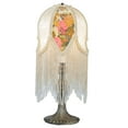 thumbnail image 5 of Meyda Tiffany - 109198 - One Light Accent Lamp - Fabric & Fringe - Antique, 5 of 7