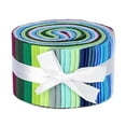 thumbnail image 3 of Roll Up Cotton Fabric Strips Quilting Craft Fabric Pure Color, 3 of 8