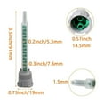 thumbnail image 4 of 50Pcs Epoxy Adhesive Mixing Nozzle Static MB5-16 Tube (1:1Ratio) for AB Glue Mixer, 4 of 7